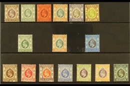 1903-11 ALL DIFFERENT MINT KEVII SELECTION  Presented On A Stock Card That Includes 1903 CA Wmk 1c, 2c, 4c, 5c, 8c & 12c - Andere & Zonder Classificatie