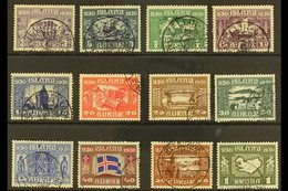 1930  Parliamentary Millenary Set Complete To 1kr, SG 158/169, Very Fine Used  (12 Stamps) For More Images, Please Visit - Sonstige & Ohne Zuordnung