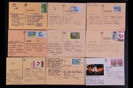 1990's COMMERCIAL MAIL.  An Interesting Hoard Of Commercial POSTCARDS Mostly Addressed To Jakarta From All Over Indonesi - Indonesië