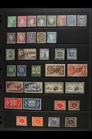 1922-1960 USED COLLECTION  Presented On Stock Pages. Includes 1922 Definitive Set Plus 2d Inverted Watermark, 1935 2s6d  - Autres & Non Classés