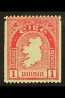 1922-34  1d Carmine PERF 15 X IMPERF (SINGLE PERF) Variety, SG 72b, Very Fine Mint, Fresh. For More Images, Please Visit - Other & Unclassified