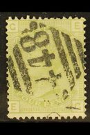 GB USED IN  1873-80 4d Sage-green, SG 153, Plate 15, With "448" In Diamond Cancel (Wexford). For More Images, Please Vis - Autres & Non Classés