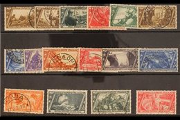 1932  Fascist March On Rome (Postage) Complete Set (Sass S. 65, SG 350/65) Used. (16 Stamps) For More Images, Please Vis - Unclassified
