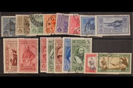 1932  Garibaldi (Postage, Air And Air Express) Complete Set (Sass S. 64, SG 333/E349), Used. (17 Stamps) For More Images - Unclassified