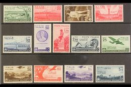 1946  Horace Complete Set Incl Airs (Sassone 398/405 & A95/99, SG 477/89), Never Hinged Mint, Fresh. (13 Stamps) For Mor - Ohne Zuordnung