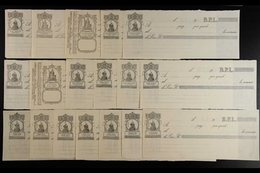 REVENUES - STAMPED PAPER  Range Of Unused Documents From The First Half Of The 20th Century Bearing Printed Or Adhesive  - Unclassified