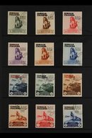 SOMALIA  1934 International Colonial Exhibition (Postage And Air) Complete Set (Sass S. 38, SG 187/98), Very Fine Used.  - Andere & Zonder Classificatie