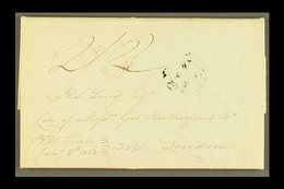 1833 LUCKY VALLEY, CLARENDON, SUGAR PLANTATION ENTIRE LETTER TO H.L. LONG (LANDOWNER) IN LONDON, MENTION OF NEGROES & NA - Jamaica (...-1961)