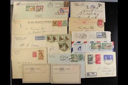 COVERS & POSTCARDS ACCUMULATION  1877-1978 Mixed Lot, Incl. 1877 ½d & 3d Unused Stationery Postcards, H&G 7, 9, 1912 Tax - Giamaica (...-1961)