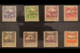 1953-56  Obligatory Tax Stamps Overprinted For Ordinary Postal Use Set, SG 387/94, Never Hinged Mint (8 Stamps) For More - Jordanien