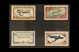 1933  Wounded Latvian Airmen Fund (second Issue) Complete IMPERF Set, SG 243B/246B Or Michel 228B/231B, Never Hinged Min - Lettland