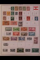 1924-1978 ALL DIFFERENT COLLECTION.  A Most Useful, ALL DIFFERENT Mint & Used Collection On Printed Pages, Collection St - Libano