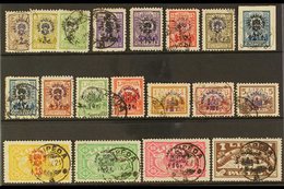 1924 (FEB-MAR)  War Orphans Fund Complete Postage And Air Surcharges Set, Including Both Types 10c+10c And 25c+25c, SG 2 - Lituanie