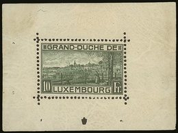1923  10f Green, Birth Of Princes Elizabeth, Miniature Sheet, SG MS221 (Michel Block 1), Very Fine Mint (the Stamp Never - Autres & Non Classés
