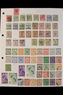 NEGRI SEMBILAN  1882-1981 MINT & USED COLLECTION On Leaves, Includes SUNGEI UJONG 1882-84 2c Rose Opt SG 17 Unused (cat  - Other & Unclassified