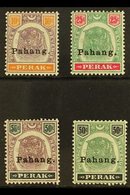 PAHANG  1898 "Tiger" Set To 50c, SG 19/22, Very Fine And Fresh Mint. Trivial Gum Faults On 50c, Brilliant Colours.  (4 S - Andere & Zonder Classificatie