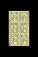 PERAK  1938-41 8c Grey, SG 110, Fine Mint (four Stamps Are Never Hinged) BLOCK Of 6, Fresh, Cat £240. (6 Stamps) For Mor - Andere & Zonder Classificatie