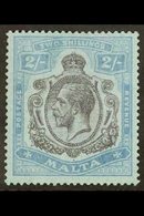 1921-22  2s Purple And Blue / Blue, SG 103, Very Fine Mint. For More Images, Please Visit Http://www.sandafayre.com/item - Malte (...-1964)
