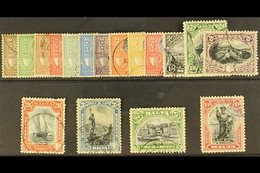 1930  Postage And Revenue Set, SG 193/209, Good To Fine Used (½d Is Mint, 2/6 Couple Short Perfs). (17 Stamps) For More  - Malte (...-1964)