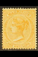 1863  1s Orange, Wmk CC, Variety "wmk Inverted", SG 70w, Fine Mint, Large Part Og. For More Images, Please Visit Http:// - Mauritius (...-1967)