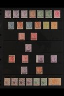 1883-1902 CA WATERMARK MINT COLLECTION  Presented On A Pair Of Stock Pages & Includes The 1883-94 CA Wmk Set Of All Valu - Mauritius (...-1967)
