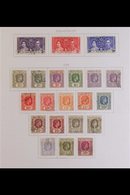 1937-1978 COLLECTION OF USED SETS  Presented On Sleeved Album Pages & Includes 1938-49 Definitive Set Of All Values Plus - Mauritius (...-1967)