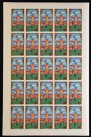1988  Sports Set, Scott 1722/28, Never Hinged Mint Complete Panes Of 25 Stamps (25 X 7 Values = 175 Stamps) For More Ima - Mongolei