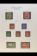 1937-51 KGVI FINE MINT COLLECTION  British, Spanish & French Currencies, Plus Tangier Complete For Basic KGVI Issues, Cl - Other & Unclassified