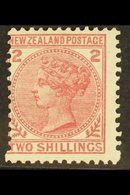 1878  2s Deep Rose, Wmk 6mm NZ And Star, Perf 12 X 11½, SG 185, Fresh Mint But Mis-perfed To Right. For More Images, Ple - Other & Unclassified