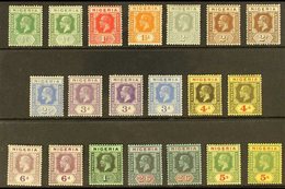 1921-32  King George V Definitives, Watermark Multi Script CA, All Different Fine Mint Range With All Values From ½d To  - Nigeria (...-1960)