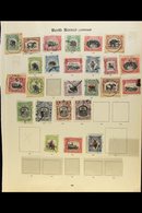 1883 - 1931 CHIEFLY USED REMAINDERED COLLECTION  With Both Postal & Cto Used Stamps On Old Printed Album Pages With All  - Noord Borneo (...-1963)