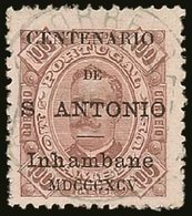 INHAMBANE  1893-94 100r Brown/yellow Perf 11½, St Anthony Opt, Afinsa 13, Very Fine Used. For More Images, Please Visit  - Other & Unclassified