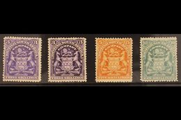 1898-1908  3s (both Shades), 5s And 10s, SG 86/86a, 87, 89, Very Fine Mint. (4 Stamps) For More Images, Please Visit Htt - Altri & Non Classificati