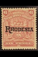 1909-12  6d Reddish Purple, No Stop, SG 106a, Fine Mint. For More Images, Please Visit Http://www.sandafayre.com/itemdet - Other & Unclassified
