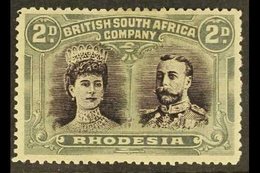 1910-13  Double Head 2d Black-purple And Slate-grey, SG 127, Fine Mint. For More Images, Please Visit Http://www.sandafa - Sonstige & Ohne Zuordnung