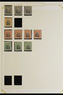 1913 - 19 MINT "ADMIRALS" SELECTION  Printed From Double Plates, Head Die I, Perf 14 Selection With 2d (3), 3d, 4d (4),  - Sonstige & Ohne Zuordnung