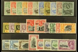 1912-35 KGV MINT SELECTION.  An ALL DIFFERENT Mint Selection Presented On A Stock Card With Values To 2s6d. Includes 191 - Isola Di Sant'Elena