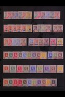 1890-1938 FINE MINT COLLECTION  Neatly Laid Out On Stock Pages, We See 1890 Die I Set To 48c, 1892 Die II Set, 1893 Surc - Seychelles (...-1976)