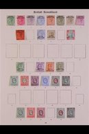 1903-25 OLD TIME MINT COLLECTION  Presented On Old Imperial Album Printed Pages, Incl. 1903 Overprints To 1r, 1905-11 Ra - Somaliland (Protectorat ...-1959)