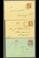 NATAL  An Attractive Range Of Used Postal Stationery From Smaller Offices, With 1892 ESTCOURT On ½d Wrapper; 1898 NOODSB - Ohne Zuordnung