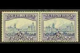 1933-48  2d Blue & Violet With Ink Smudge Through "S" Of "SUID" Variety, SG.58, Never Hinged Mint. For More Images, Plea - Unclassified