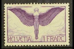 1924  1Fr Dark Violet Icarus, Ordinary Paper, Mi 191x, Never Hinged Mint For More Images, Please Visit Http://www.sandaf - Sonstige & Ohne Zuordnung