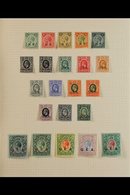 1916-31 FINE MINT COLLECTION  Neatly Laid Out On Album Pages From A Lovely, Old-time Collection, Includes Nyasaland-Rhod - Tanganyika (...-1932)