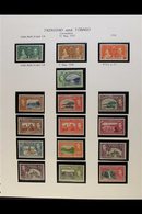 1937-51 KGVI FINE MINT COLLECTION  Almost Complete For Period, 1938-44 Defins Incl. 12c Slate-purple Shade, SG 243/65, A - Trinidad En Tobago (...-1961)