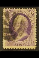 1870-1  24c Pale Violet, General Winfield Scott, No Grill, Scott 153, SG 155, Fine Used. For More Images, Please Visit H - Autres & Non Classés