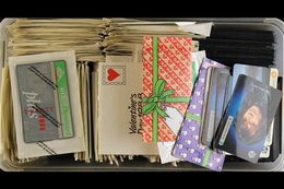 TELEPHONE CARD ACCUMULATION  1980's & 1990's Used & Used Hoard, Many Still In Original Packing, Includes Landis & Gyr Ty - Sonstige & Ohne Zuordnung