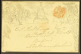 1840 MULREADY ENVELOPE  (July 8th) 1d Envelope, (A131) Forme 1, Printed In Black With Red Maltese Cross Cancel To Front, - Altri & Non Classificati