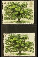 1973  9p Tree With MISSING BROWNISH GREY (Queen's Head), SG 922b, Never Hinged Mint, Cat £825. For More Images, Please V - Other & Unclassified