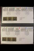 1986-1998 COMMEMORATIVE FDC COLLECTION  An All Different Collection In Two Volumes With A High Level Of Completion For T - FDC