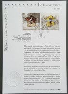 FDC Sur Document - YT N°3582, 3583 - Le Tour De France / Sport / Cyclisme - 2003 - 2000-2009